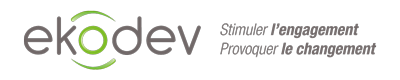 Ekodev - Stimuler l'engagement - Provoquer le changement